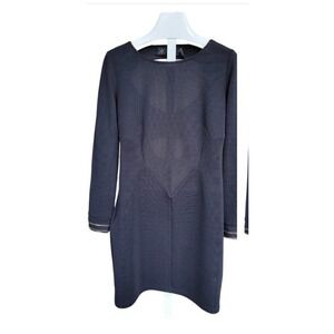 Black Kardashian Kollection Open back Dress